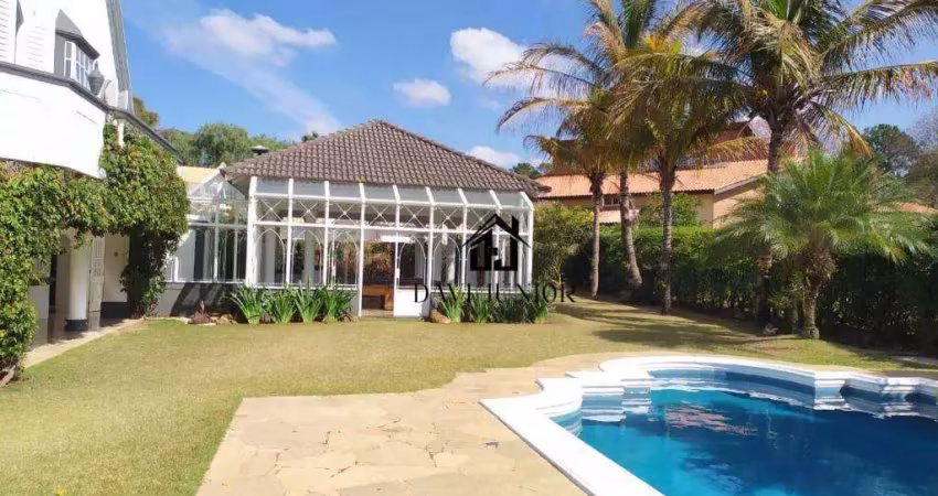 Casa com 3 suites, 650 m² - venda por r$ 4.500.000 ou aluguel por r$ 17.650/mês - condomínio residencial lago azul - araçoiaba da serra/sp