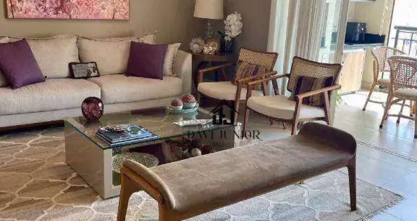 Apartamento com 3 suites - venda por r$ 2.700.000 ou aluguel por r$ 12.500/mês - jardim portal da colina - sorocaba/sp