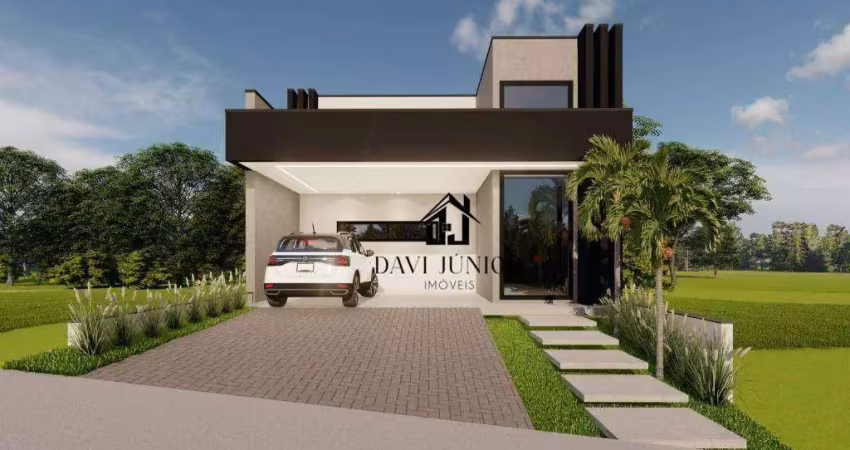 Casa com 3 dormitórios sendo 1 suíte master à venda, 147 m² por r$ 850.000 - residencial reserva ipanema ii - sorocaba/sp