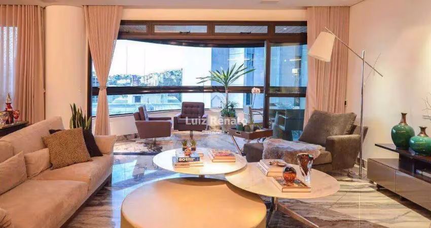 Apartamento 280 m², 4 quartos sendo 4 suítes, 4 vagas