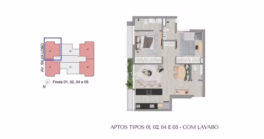 Apartamento á venda no bairro Nova Granada