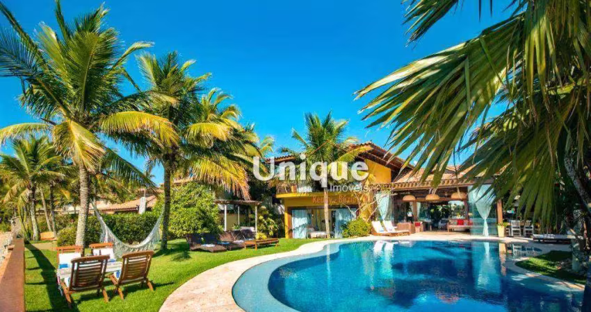 Casa com 5 dormitórios à venda, 650 m² por r$ 20.000.000,00 - ferradura - armação dos búzios/rj