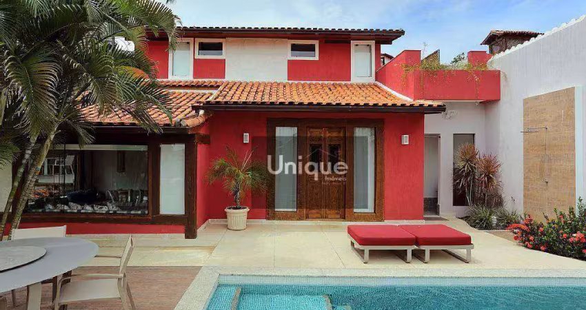 Casa com 5 dormitórios para alugar, 300 m² por r$ 15.791,67/mês - geribá - armação dos búzios/rj