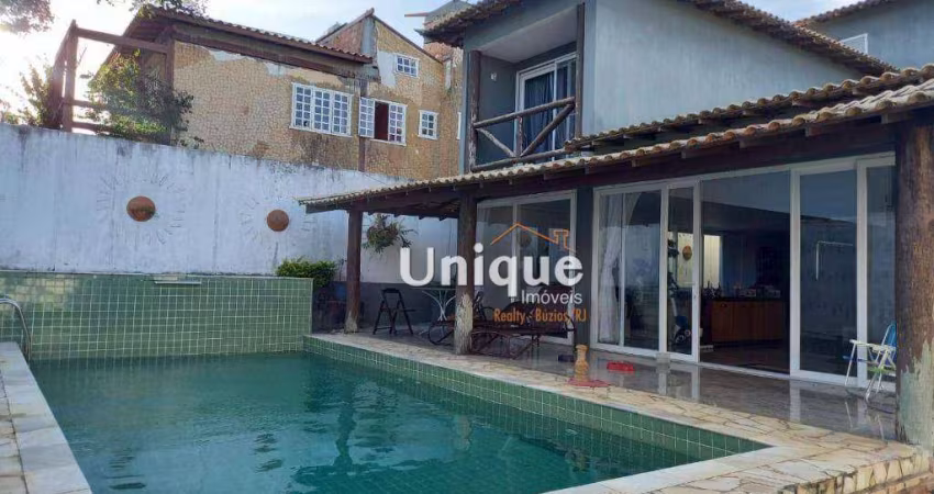 Casa com 4 dormitórios à venda, 200 m² por R$ 1.900.000,00 - Geribá - Armação dos Búzios/RJ