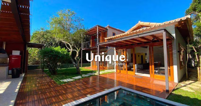 Casa com 5 dormitórios à venda, 260 m² por r$ 5.000.000,00 - manguinhos - armação dos búzios/rj