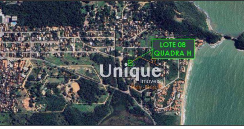 Terreno à venda, 1067 m² por R$ 220.000,00 - Arpoador da Rasa - Armação dos Búzios/RJ