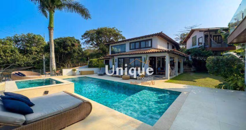 Casa com 6 dormitórios para alugar, 369 m² por R$ 2.800,00/dia - Alto de Búzios - Armação dos Búzios/RJ