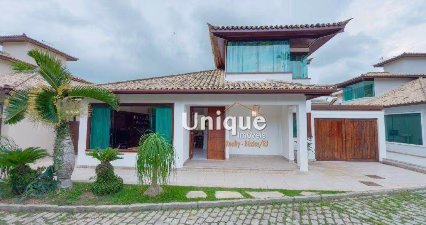 Casa com 4 dormitórios à venda, 300 m² por R$ 3.495.000 - Geriba - Armação dos Búzios/RJ