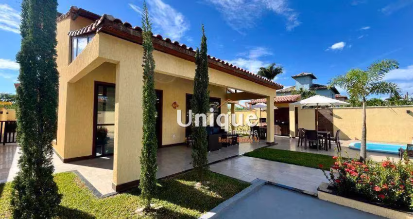 Casa com 4 dormitórios, 252 m² - venda por R$ 1.350.000,00 ou aluguel por R$ 7.534,17/mês - Caravelas - Armação dos Búzios/RJ