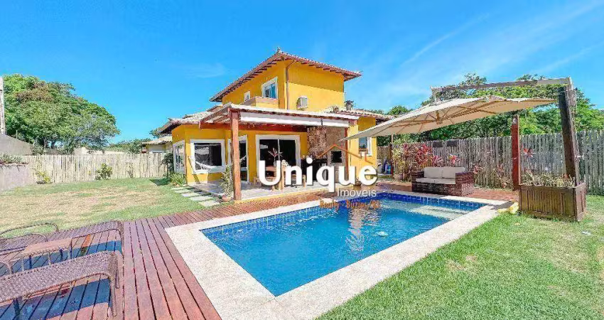 Casa com 4 dormitórios à venda, 208 m² por r$ 2.200.000,00 - centro - armação dos búzios/rj