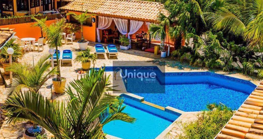 Pousada com 18 dormitórios à venda, 720 m² por R$ 5.500.000,00 - Ferradura - Armação dos Búzios/RJ