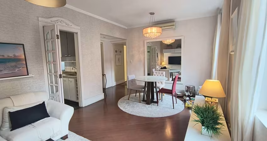 Apartamento mobiliado 80m² 2 dormitórios com closet 1 vaga para locação, Cerqueira César, São Paulo