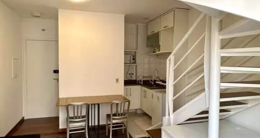 Apartamento 1 dorm. (suite) duplex para alugar, 52m², 1 vaga, mobiliado, r$3.700,00, jardins - são