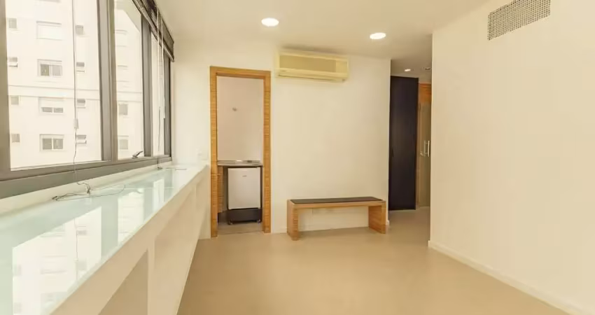 Conjunto comercial 31m², 1 vaga, dois ambientes, para locação r$ 2.500,00, vila clementino, são pau