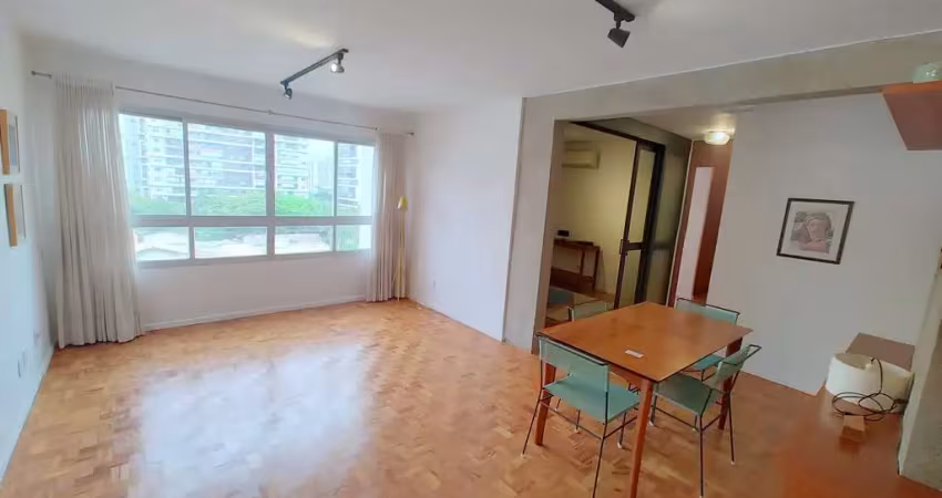 Apartamento 2 quartos, ar-condicionado, 1 vaga, para locação, brooklin/cidade monções, são paulo, s