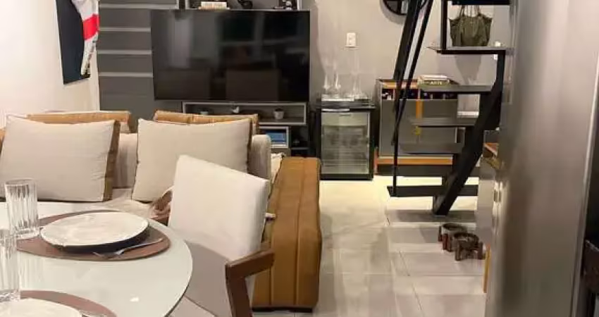 Apartamento duplex mobiliado para venda e locação com 55m² 1 dormitório 1 vaga, vila olímpia, são p