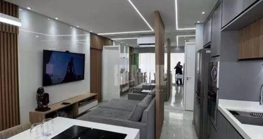 Apartamento na água rasa com 2 dormitórios, 1 vaga, 45m²