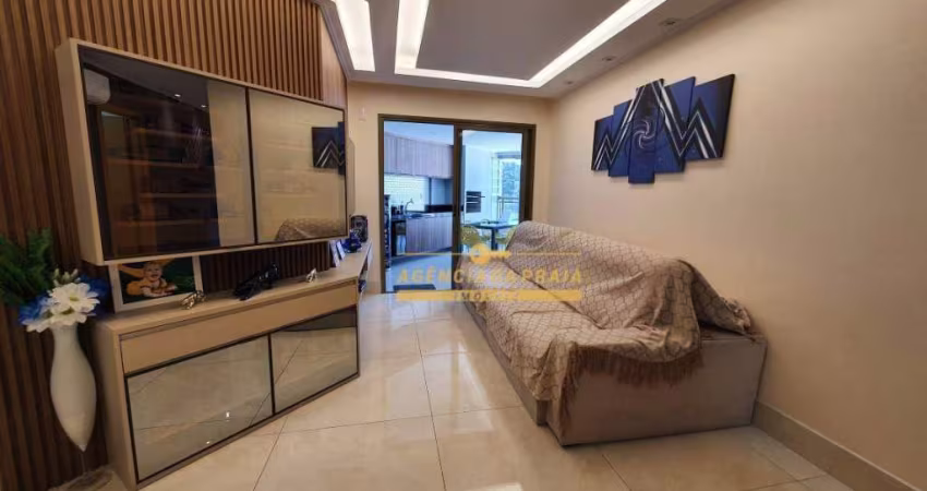 Apartamento com 3 dormitórios à venda, 122 m² por R$ 1.250.000,00 - Canto do Forte - Praia Grande/SP