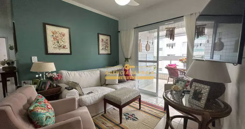 Apartamento com 2 dormitórios à venda, 100 m² por r$ 600.000,00 - tupi - praia grande/sp