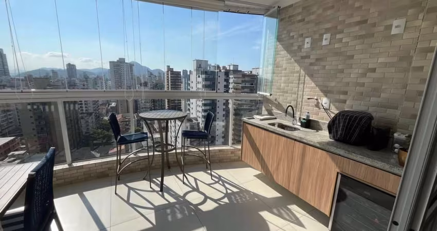 Apartamento com 3 dormitórios à venda, 109 m² por R$ 1.238.000,00 - Vila Guilhermina - Praia Grande/SP