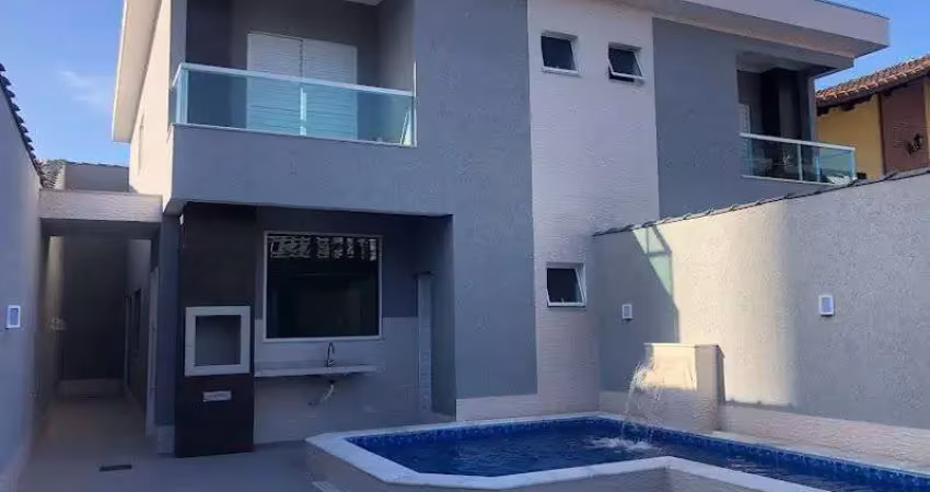 Sobrado com 3 dormitórios à venda na tupi em praia grande/sp