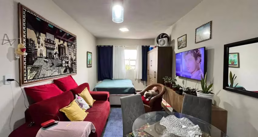 Kitnet com 1 dormitório à venda, 32 m² por r$ 185.000,00 - mirim - praia grande/sp