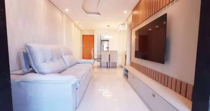 Apartamento à venda com 2 dormitórios mobiliado, 71 m² por r$ 715.000 - aviação - praia grande/sp