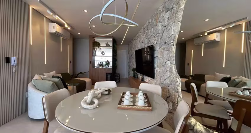 Apartamento duplex com 4 dormitórios à venda, 179 m² por r$ 3.600.000,00 - vila guilhermina - praia grande/sp