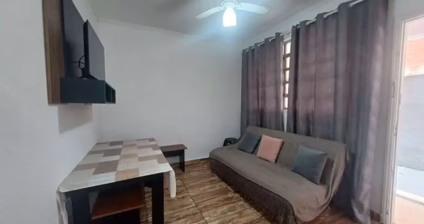 Apartamento com 1 dormitório para alugar, 42 m² por R$ 1.800,01/mês - Tupi - Praia Grande/SP