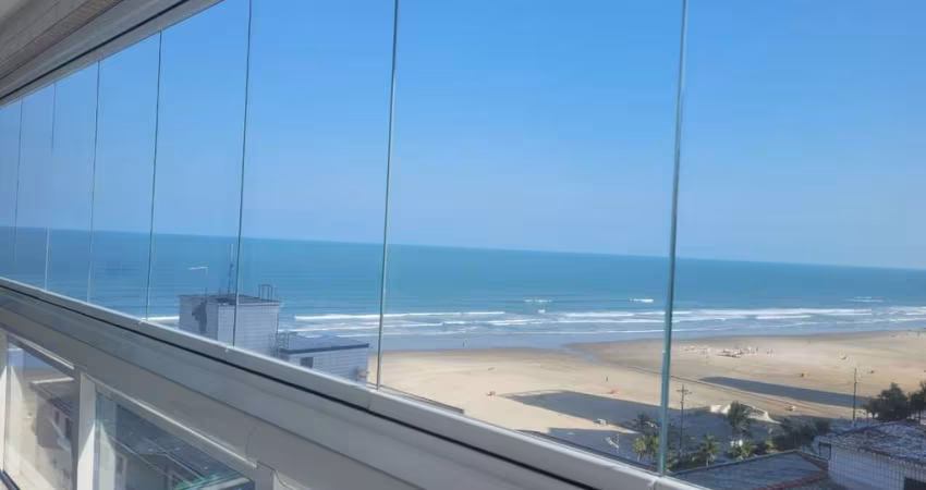 Apartamento com vista mar à venda, 103 m² por R$ 850.000 - Aviação - Praia Grande/SP