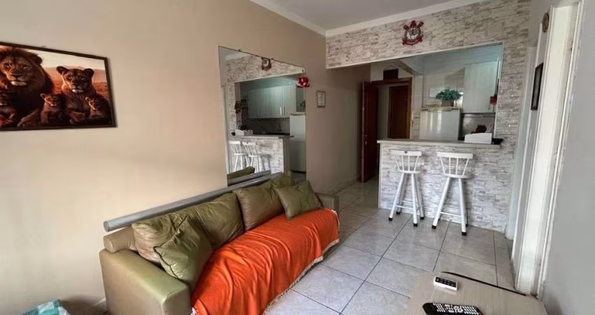 Apartamento com 1 dormitório, 48 m² - venda por R$ 235.000,00 ou aluguel por R$ 1.800,01/mês - Vila Guilhermina - Praia Grande/SP