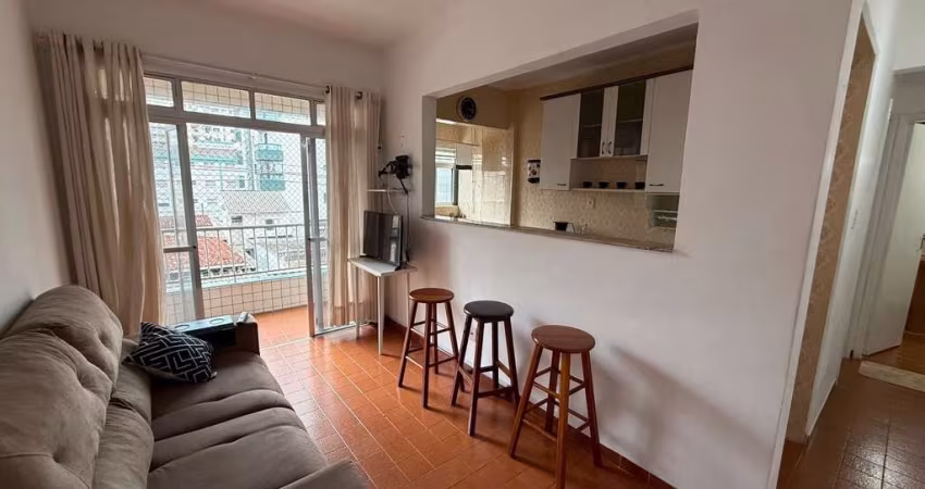 Apartamento com 1 dormitório para alugar, 62 m² - Vila Guilhermina - Praia Grande/SP