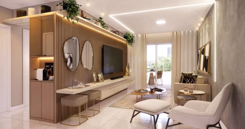 Apartamento lançamento à venda na Aviação em Praia Grande - SP.