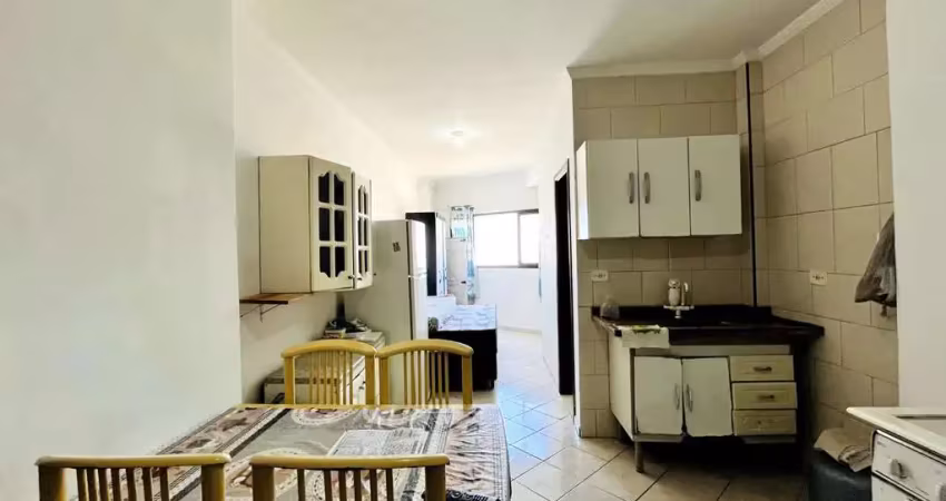 Kitnet com 1 dormitório à venda, 34 m² por r$ 195.000,00 - tupi - praia grande/sp
