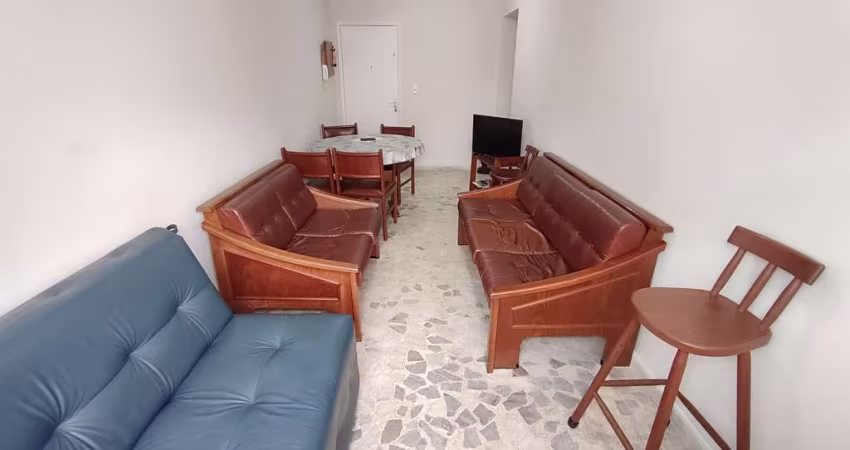 Apartamento com 1 dormitório para alugar, 52 m² - Tupi - Praia Grande/SP