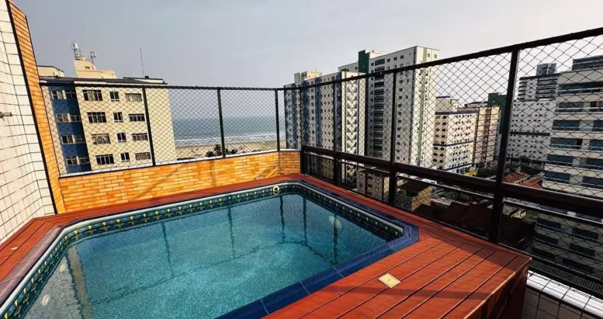 Cobertura à venda na Guilhermina, Praia Grande - Vista Mar!