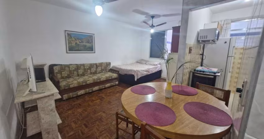 Kitnet com 1 dormitório para alugar, 41 m²  - Canto do Forte - Praia Grande/SP