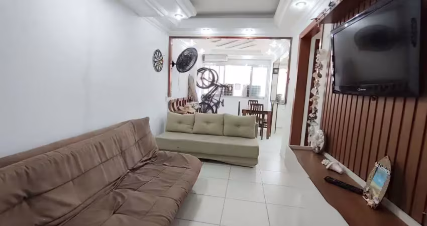 Apartamento com 1 dormitório à venda, 52 m² - tupi - praia grande/sp