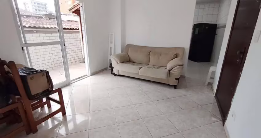 Apartamento com 1 dormitório para alugar, 52 m² por  - Vila Assunção - Praia Grande/SP