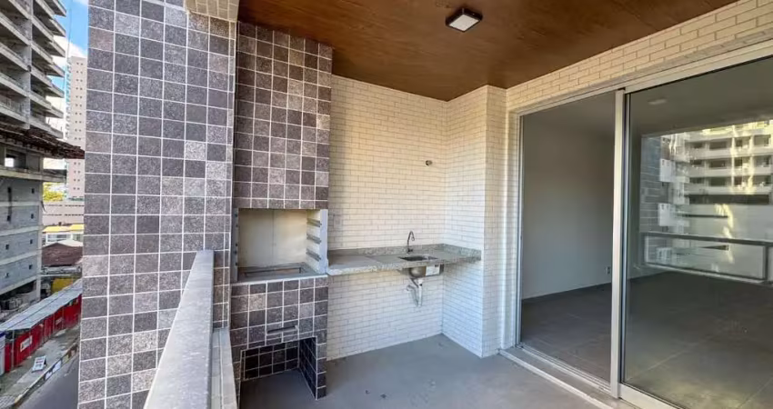 Apartamento novo com 2 suítes, home office e terraço gourmet no canto do forte – praia grande