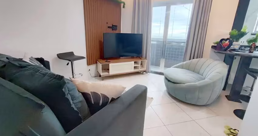 Apartamento com 1 dormitório à venda, 52 m² por r$ 350.000,00 - tupi - praia grande/sp