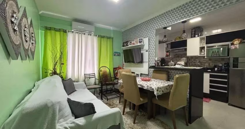 Apartamento com 2 dormitórios à venda, 75 m² por r$ 375.000,00 - aviação - praia grande/sp