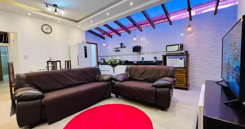 Casa com 3 dormitórios à venda, 90 m² por r$ 640.000,00 - vila balneária - praia grande/sp