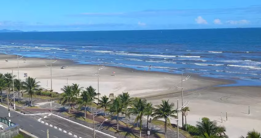 Apartamento beira mar com 3 dormitórios + dependência no jardim imperador