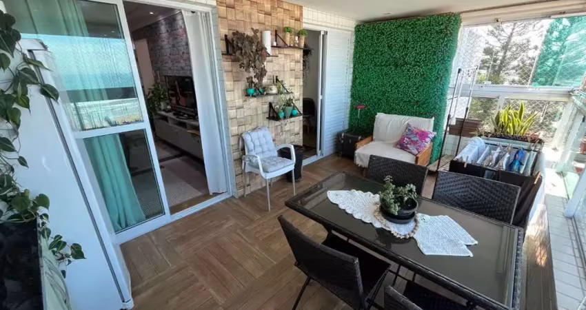 Lindo apartamento com vista para o mar com 3 dormitórios no bairro flórida - praia grande