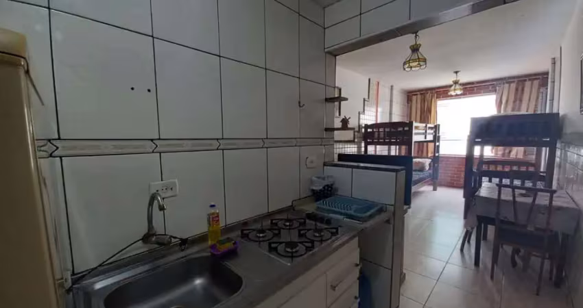 Kitnet com 1 dormitório à venda, 30 m² por r$ 230.000,00 - vila guilhermina - praia grande/sp
