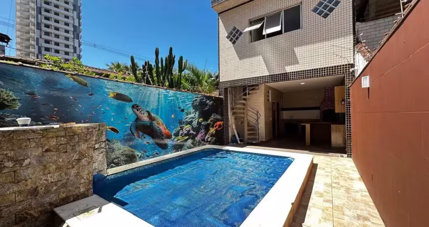 Sobrado com 3 dormitórios à venda, 220 m² por r$ 1.595.000,00 - canto do forte - praia grande/sp