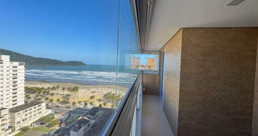 Lindo apartamento todo planejado e com vista mar para alugar no canto do forte