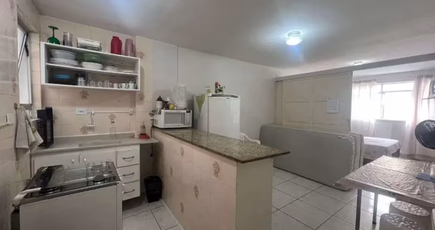 Kitnet com 1 dormitório à venda, 32 m² por r$ 185.000,00 - aviação - praia grande/sp