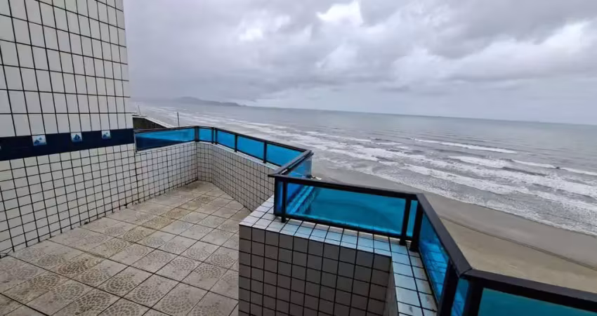 Cobertura frente mar à venda na tupi em praia grande - sp